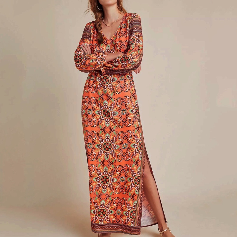 Anthropologie Farm Rio Clarabella Maxi Dress - Picture 1 of 7